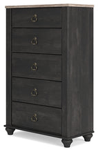 Load image into Gallery viewer, Nanforth King Panel Bed with Mirrored Dresser, Chest and Nightstand
